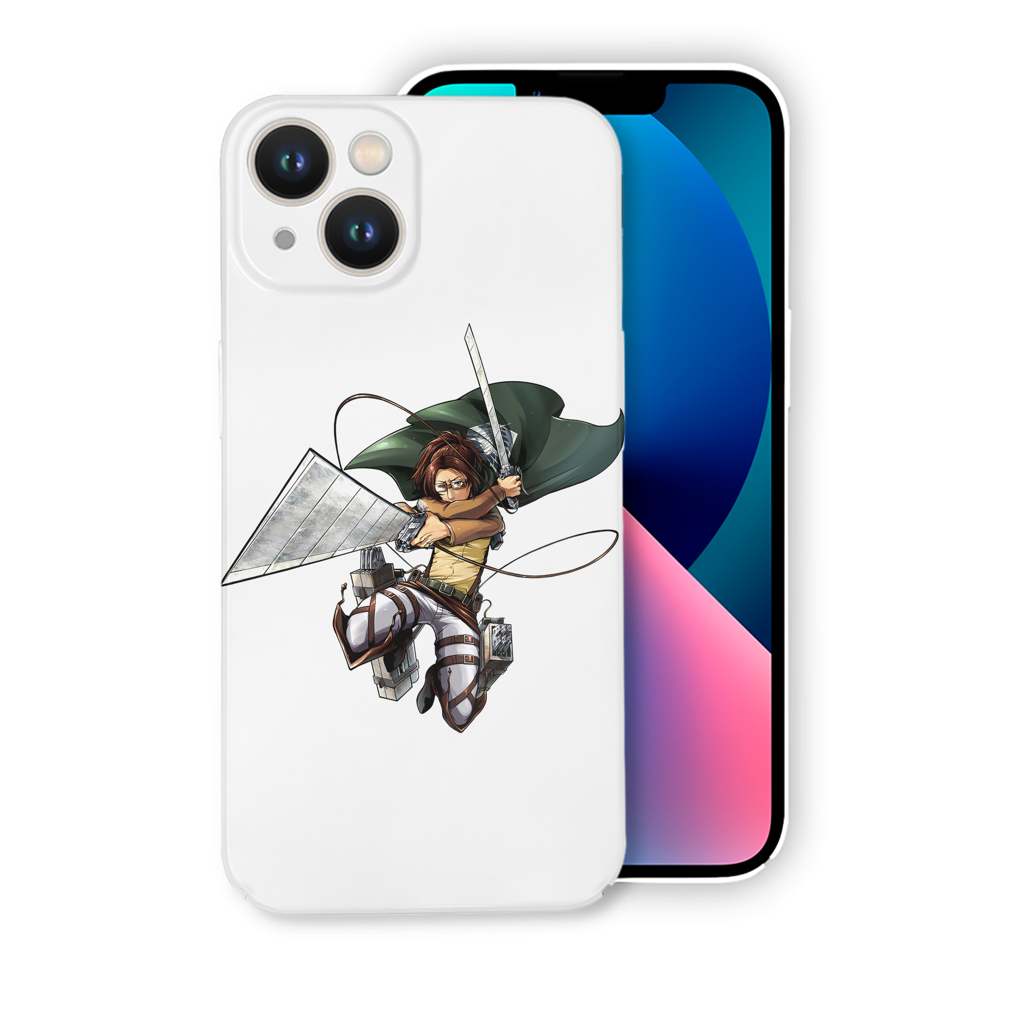 （画像用） 進撃の巨人 ハンジ·ゾエ Attack on Titan Hanji Zoe 【iPhone 14シリーズ対応】ハードケース